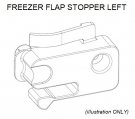 Freezer flap stopper left - C00506171